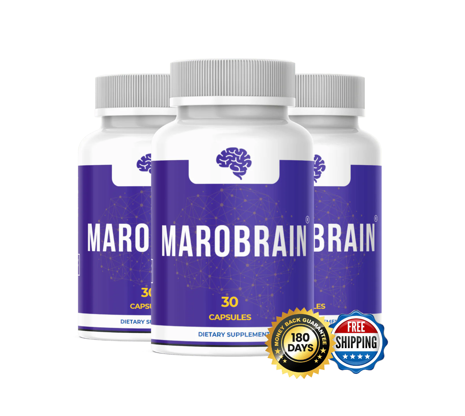 3 Bottles Marobrain + Bonus